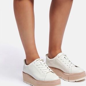 Dolce Vita Cream and Tan Sneakers